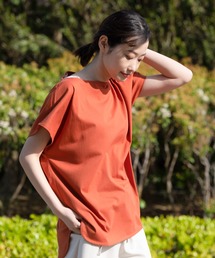 【FORT POINT/フォートポイント】フレンチスリーブスリット入りTシャツ