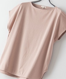 【FORT POINT/フォートポイント】フレンチスリーブスリット入りTシャツ