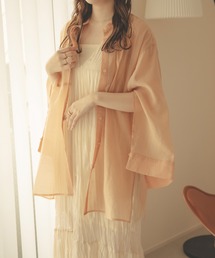 Ambre Neige | 袖スリットシアーシャツ／【WEB/EC限定商品】(シャツ/ブラウス)