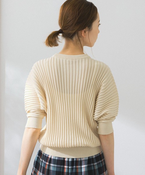 URBAN RESEARCH ROSSO（アーバンリサーチロッソ）の「ホールリブニット（ニット/セーター・レディース・ホワイト系その他/グレー系その他/グリーン系その他・FREE）」の15枚目の写真