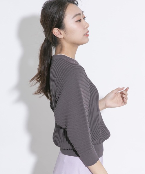 URBAN RESEARCH ROSSO（アーバンリサーチロッソ）の「ホールリブニット（ニット/セーター・レディース・ホワイト系その他/グレー系その他/グリーン系その他・FREE）」の12枚目の写真