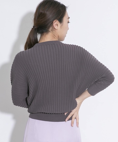 URBAN RESEARCH ROSSO（アーバンリサーチロッソ）の「ホールリブニット（ニット/セーター・レディース・ホワイト系その他/グレー系その他/グリーン系その他・FREE）」の5枚目の写真