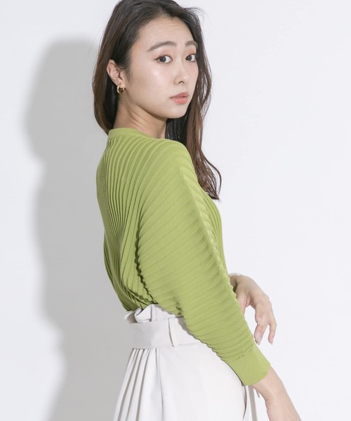 URBAN RESEARCH ROSSO（アーバンリサーチロッソ）の「ホールリブニット（ニット/セーター・レディース・ホワイト系その他/グレー系その他/グリーン系その他・FREE）」の20枚目の写真