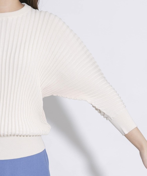 URBAN RESEARCH ROSSO（アーバンリサーチロッソ）の「ホールリブニット（ニット/セーター・レディース・ホワイト系その他/グレー系その他/グリーン系その他・FREE）」の17枚目の写真