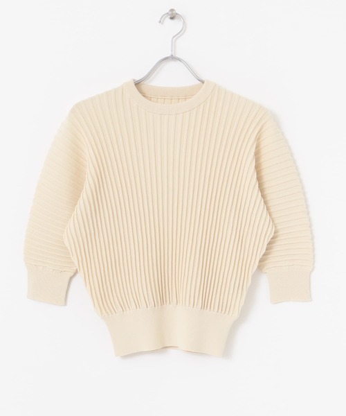 URBAN RESEARCH ROSSO（アーバンリサーチロッソ）の「ホールリブニット（ニット/セーター・レディース・ホワイト系その他/グレー系その他/グリーン系その他・FREE）」の7枚目の写真