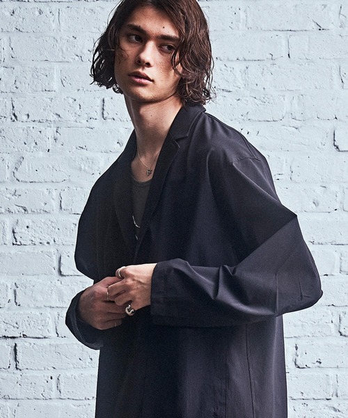 MSML(エムエスエムエル)の「NYLON STRETCH 2B JACKET(テーラードジャケット・メンズ・ブラック/チャコールグレー・M/L)」の3枚目の写真