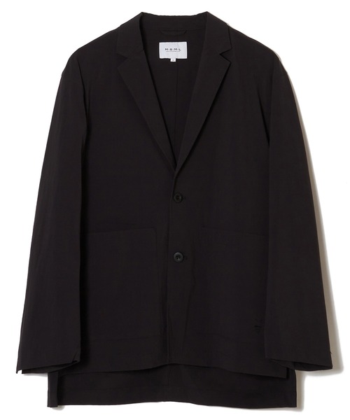 MSML(エムエスエムエル)の「NYLON STRETCH 2B JACKET(テーラードジャケット・メンズ・ブラック/チャコールグレー・M/L)」の4枚目の写真