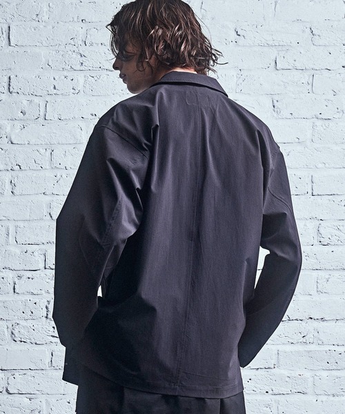 MSML(エムエスエムエル)の「NYLON STRETCH 2B JACKET(テーラードジャケット・メンズ・ブラック/チャコールグレー・M/L)」の9枚目の写真