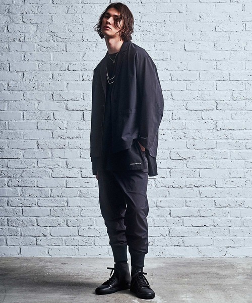 MSML(エムエスエムエル)の「NYLON STRETCH 2B JACKET(テーラードジャケット・メンズ・ブラック/チャコールグレー・M/L)」の11枚目の写真