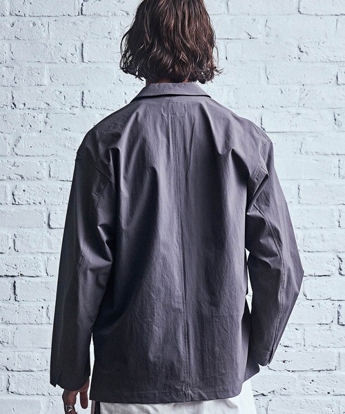 MSML(エムエスエムエル)の「NYLON STRETCH 2B JACKET(テーラードジャケット・メンズ・ブラック/チャコールグレー・M/L)」の18枚目の写真