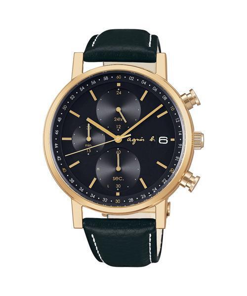 agnes b.(アニエスベー)の「LM02 WATCH FBRD936(アナログ腕時計・メンズ・ブラック・FREE)」の1枚目の写真