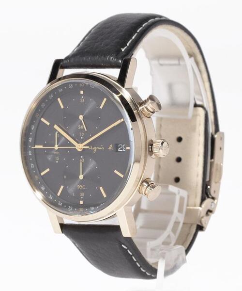 agnes b.(アニエスベー)の「LM02 WATCH FBRD936(アナログ腕時計・メンズ・ブラック・FREE)」の3枚目の写真