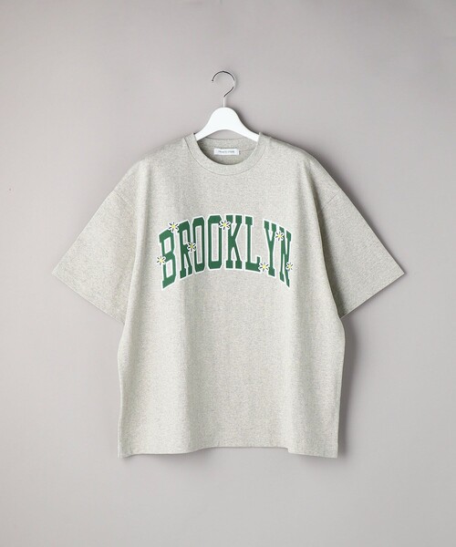 アーチロゴ花刺繍tシャツ Tシャツ カットソー Freak S Store フリークスストア のファッション通販 Zozotown