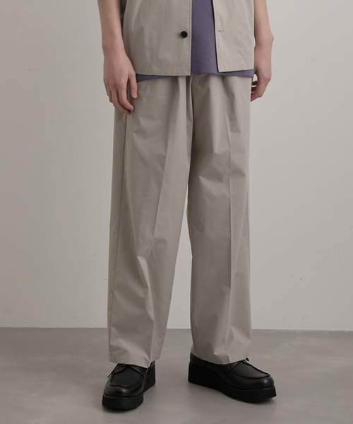 JUNRED(ジュンレッド)の「イージーワイド1タックパンツ(スラックス・メンズ・ブラック系その他/ライトグレー/ブルー系その他4・L/S/M)」の6枚目の写真