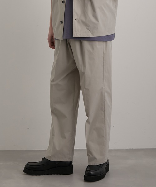 JUNRED(ジュンレッド)の「イージーワイド1タックパンツ(スラックス・メンズ・ブラック系その他/ライトグレー/ブルー系その他4・L/S/M)」の7枚目の写真