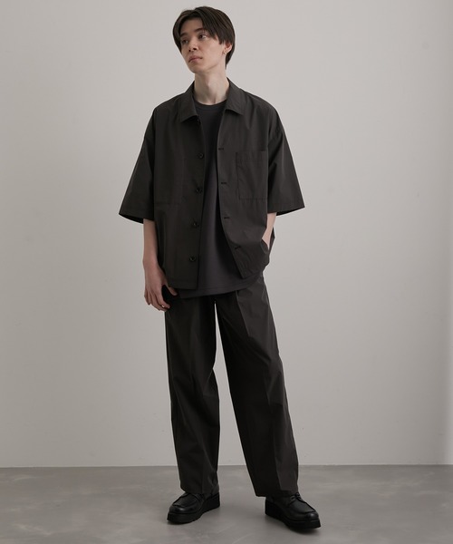 JUNRED(ジュンレッド)の「イージーワイド1タックパンツ(スラックス・メンズ・ブラック系その他/ライトグレー/ブルー系その他4・L/S/M)」の10枚目の写真
