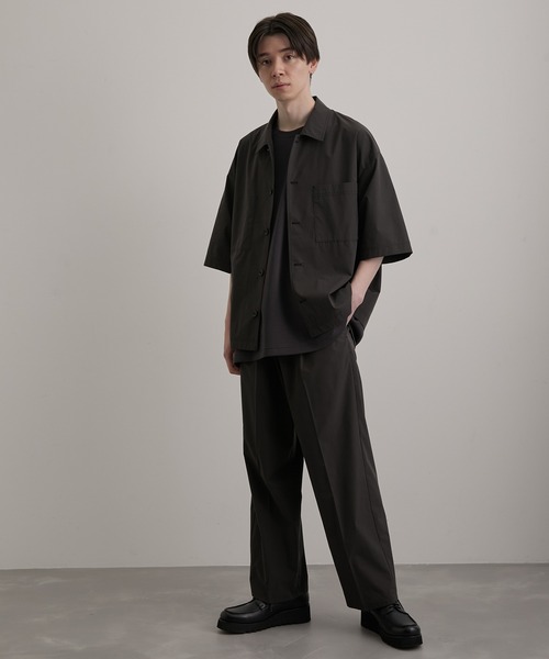 JUNRED(ジュンレッド)の「イージーワイド1タックパンツ(スラックス・メンズ・ブラック系その他/ライトグレー/ブルー系その他4・L/S/M)」の11枚目の写真