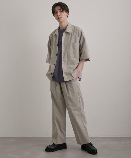 JUNRED(ジュンレッド)の「イージーワイド1タックパンツ(スラックス・メンズ・ブラック系その他/ライトグレー/ブルー系その他4・L/S/M)」の12枚目の写真
