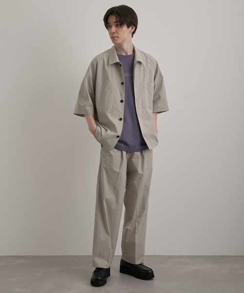 JUNRED(ジュンレッド)の「イージーワイド1タックパンツ(スラックス・メンズ・ブラック系その他/ライトグレー/ブルー系その他4・L/S/M)」の13枚目の写真