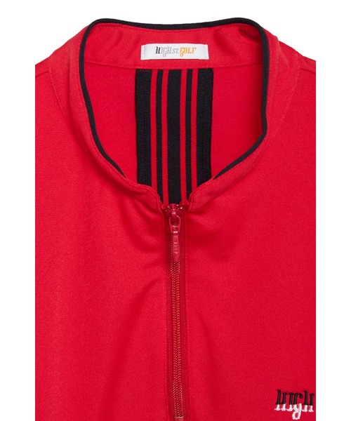 HIGH STREET(ハイストリート)の「HIGH ST. GOLF∴バイカラー 半袖スタンドハーフジップシャツ(Tシャツ/カットソー・メンズ・ブラック/ホワイト/ネイビー・M/L/LL/S)」の11枚目の写真