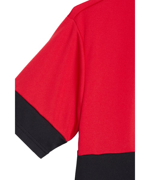 HIGH STREET(ハイストリート)の「HIGH ST. GOLF∴バイカラー 半袖スタンドハーフジップシャツ(Tシャツ/カットソー・メンズ・ブラック/ホワイト/ネイビー・M/L/LL/S)」の9枚目の写真