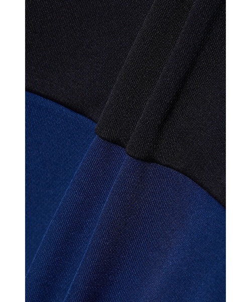 HIGH STREET(ハイストリート)の「HIGH ST. GOLF∴バイカラー 半袖スタンドハーフジップシャツ(Tシャツ/カットソー・メンズ・ブラック/ホワイト/ネイビー・M/L/LL/S)」の6枚目の写真