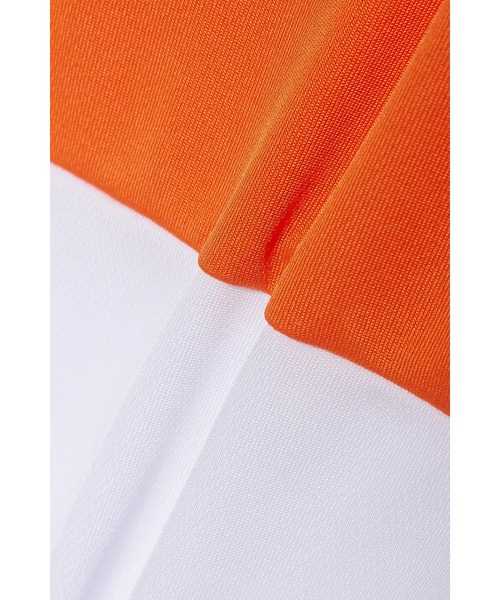 HIGH STREET(ハイストリート)の「HIGH ST. GOLF∴バイカラー 半袖スタンドハーフジップシャツ(Tシャツ/カットソー・メンズ・ブラック/ホワイト/ネイビー・M/L/LL/S)」の4枚目の写真