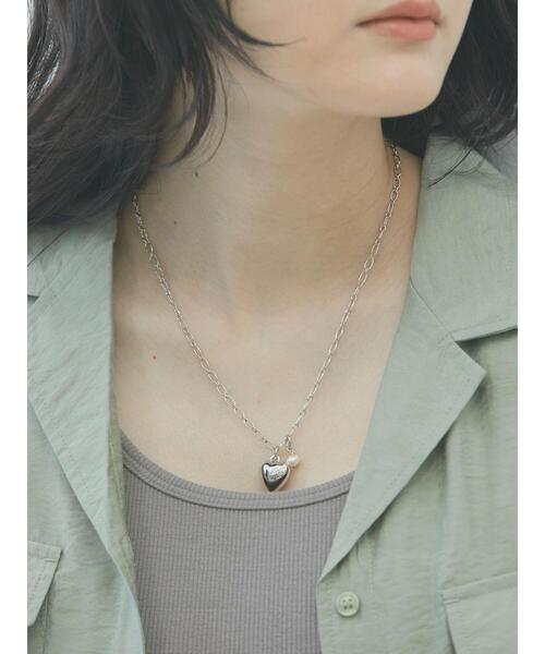 AMERICAN HOLIC（アメリカンホリック）の「プックリハートネックレス（ネックレス・レディース・ゴールド/シルバー・FREE）」の6枚目の写真