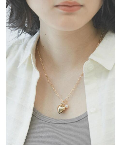 AMERICAN HOLIC（アメリカンホリック）の「プックリハートネックレス（ネックレス・レディース・ゴールド/シルバー・FREE）」の14枚目の写真