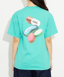 X-girl | PILLS S/S TEE/バックプリント　Tシャツ(Tシャツ/カットソー)