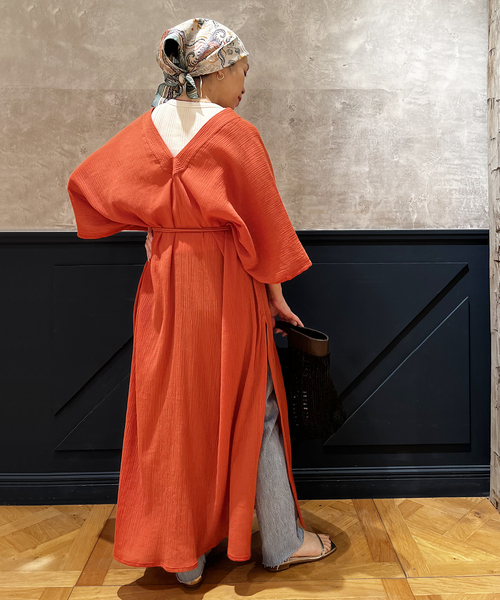 IENA La robe habillee ワンピース　SILK100% IENA la robe habillee 美品シルクワンピース ドレス シアー