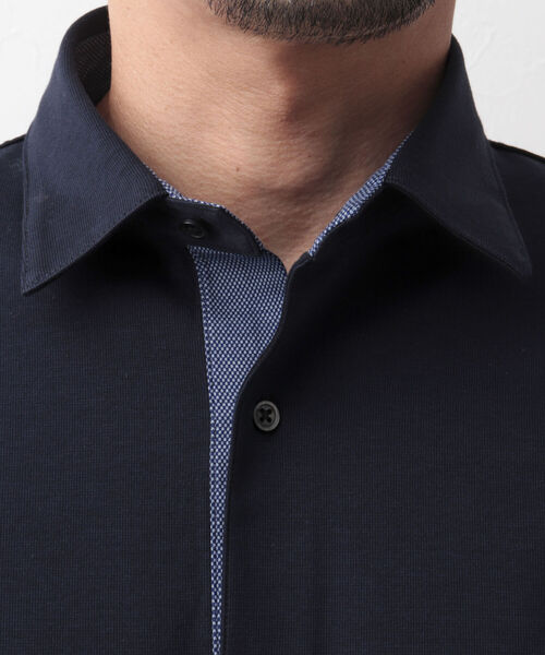 ストーンアイランド ネイビー ポロシャツ M 中古・古着通販】STONE ISLAND (ストーンアイランド) オーガニック