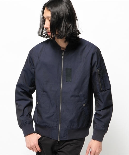 CIAOPANIC TYPY(チャオパニックティピー)の「メモリードビーMA1ジャケット(その他アウター・メンズ・ブラック/ネイビー・MEDIUM/LARGE)」の2枚目の写真