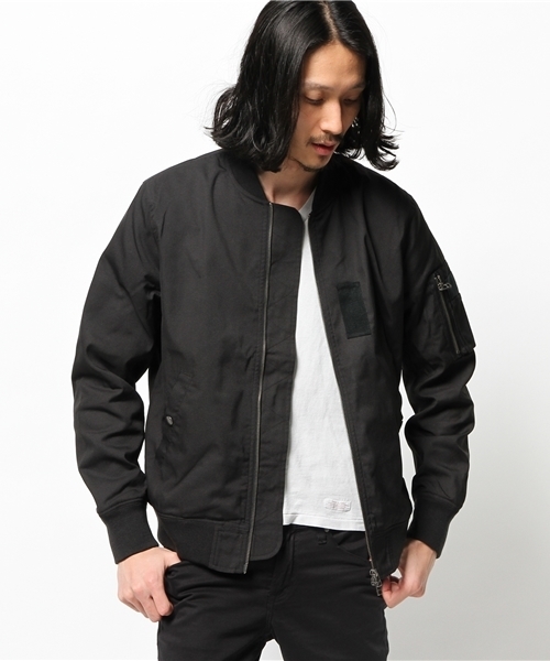 CIAOPANIC TYPY(チャオパニックティピー)の「メモリードビーMA1ジャケット(その他アウター・メンズ・ブラック/ネイビー・MEDIUM/LARGE)」の6枚目の写真