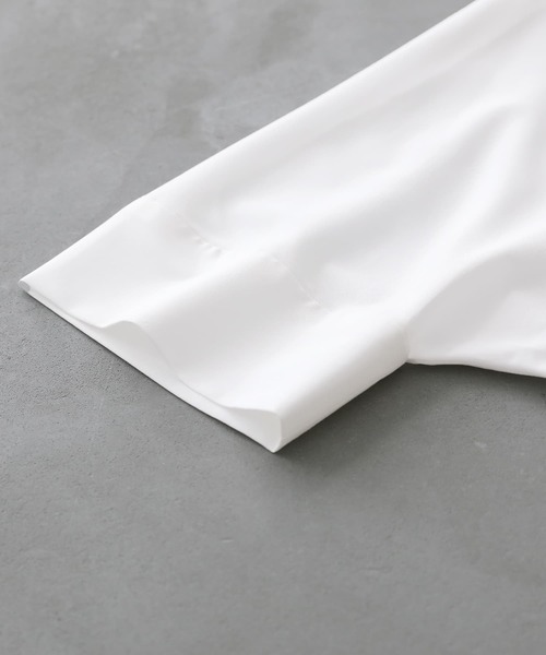 osharewalker（オシャレウォーカー）の「【廃盤】『変形裾タックデザインシャツ』（シャツ/ブラウス・レディース・オフホワイト/ブラック・FREE）」の12枚目の写真