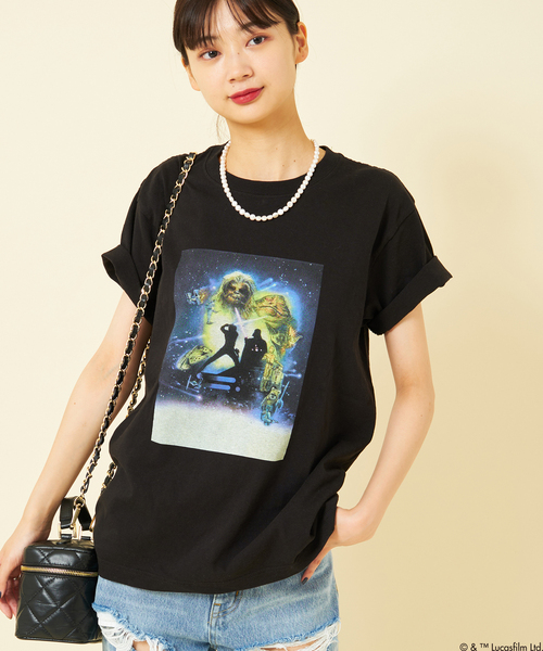 U by SPICK&SPAN(ユーバイスピックアンドスパン)の「STARWARS TEE(Tシャツ/カットソー・レディース・ブラック・FREE)」の2枚目の写真