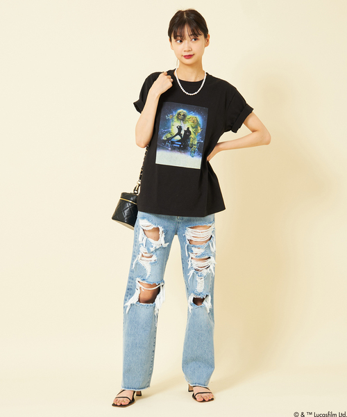 U by SPICK&SPAN(ユーバイスピックアンドスパン)の「STARWARS TEE(Tシャツ/カットソー・レディース・ブラック・FREE)」の6枚目の写真