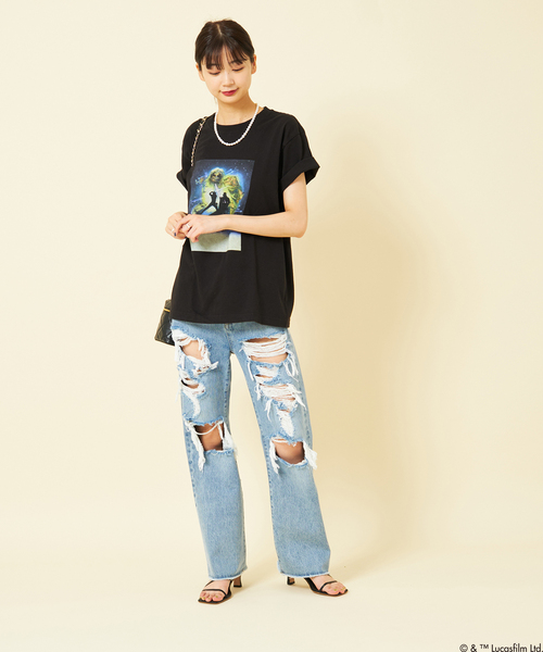 U by SPICK&SPAN(ユーバイスピックアンドスパン)の「STARWARS TEE(Tシャツ/カットソー・レディース・ブラック・FREE)」の7枚目の写真