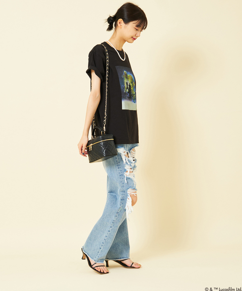 U by SPICK&SPAN(ユーバイスピックアンドスパン)の「STARWARS TEE(Tシャツ/カットソー・レディース・ブラック・FREE)」の8枚目の写真