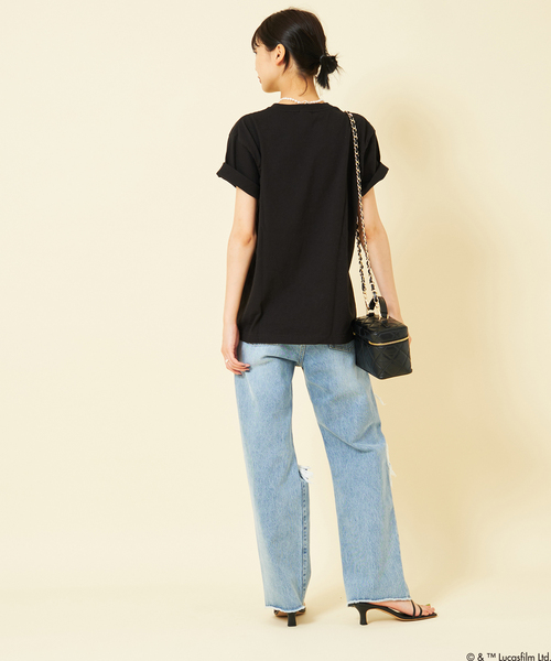 U by SPICK&SPAN(ユーバイスピックアンドスパン)の「STARWARS TEE(Tシャツ/カットソー・レディース・ブラック・FREE)」の12枚目の写真
