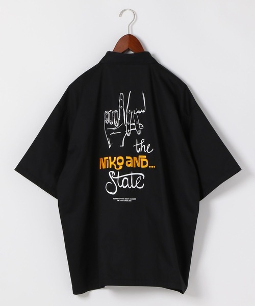 kohさま専用！新品ニコアンド[人気スタッフプロデュース企画]ワッペンシャツ niko and…（ニコアンド） シャツ 「Netflixシリーズ実写版「ONE PIECE