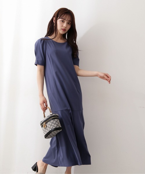 PROPORTION BODY DRESSING（プロポーションボディドレッシング）の「カットマーメイドワンピース / 1212240704（ワンピース・レディース・ブルー/ブラック/ベージュ・SMALL/MEDIUM）」の3枚目の写真