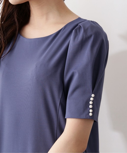 PROPORTION BODY DRESSING（プロポーションボディドレッシング）の「カットマーメイドワンピース / 1212240704（ワンピース・レディース・ブルー/ブラック/ベージュ・SMALL/MEDIUM）」の7枚目の写真