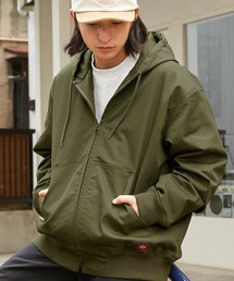 Dickies/ディッキーズ オーバーサイズ ストレッチツイル中綿フードブルゾン