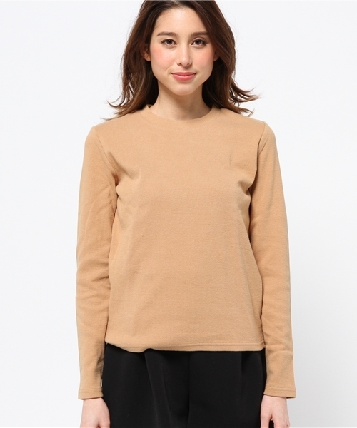 OUTLET(アウトレット)の「【who's who Chico】テレコロンT(Tシャツ/カットソー・レディース・キャメル・FREE)」の2枚目の写真