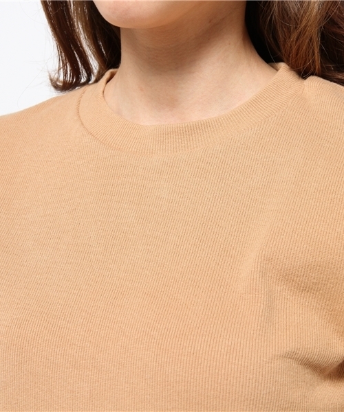 OUTLET(アウトレット)の「【who's who Chico】テレコロンT(Tシャツ/カットソー・レディース・キャメル・FREE)」の5枚目の写真