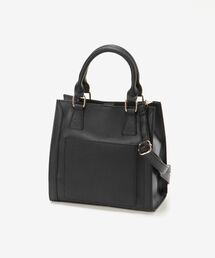 MAJESTIC LEGON | スクエアバイカラーバッグ(ハンドバッグ)