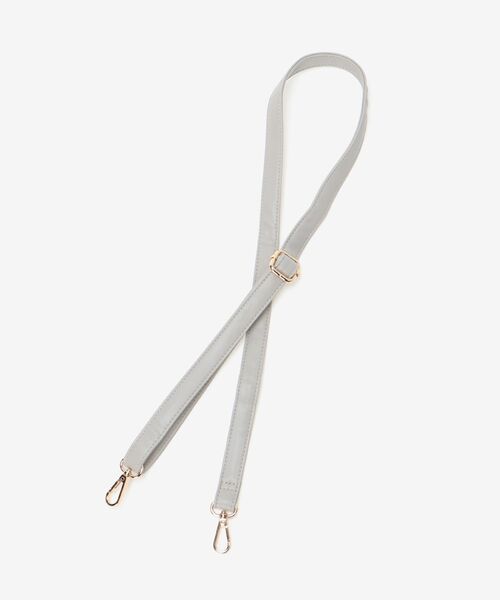 MAJESTIC LEGON（マジェスティックレゴン）の「スクエアバイカラーバッグ（ハンドバッグ・レディース・ブラック/グレー/アイボリー・FREE）」の11枚目の写真