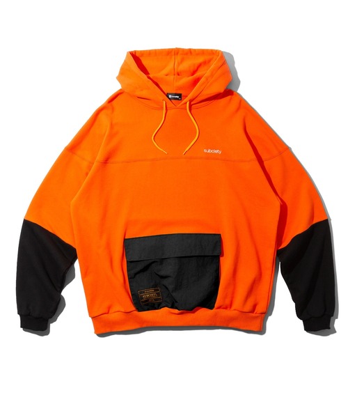 Subciety（サブサエティ）の「FOOTBALL PARKA（パーカー・メンズ・ブラック/グレー/オレンジ・SMALL/MEDIUM/LARGE/X-LARGE）」の14枚目の写真