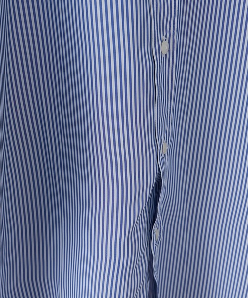 U.S. POLO ASSN.（ユーエスポロアッスン）の「【U.S. POLO ASSN】刺繍ストライプオーバーシャツ（シャツ/ブラウス・メンズ・ネイビー/ピンク/サックスブルー/オレンジ/グリーン/キャメル/ブルー・M/L）」の15枚目の写真